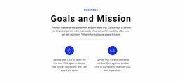 Set Goals And Go - Website Design Template