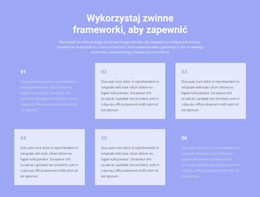 Warianty Motywu Bootstrap Dla Sześć Tekstów O Biznesie