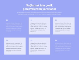 İş Hakkında Altı Metin Için Kullanıma Hazır Site Tasarımı