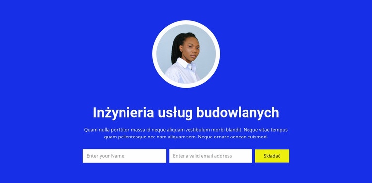 Napisz do nas osobiście Szablony do tworzenia witryn internetowych