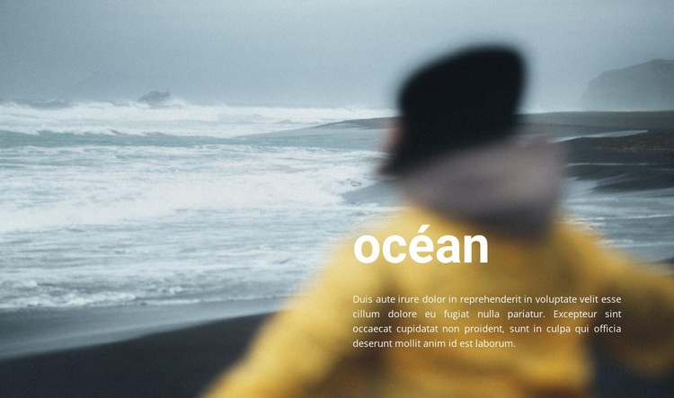 Bord de l'océan Créateur de site Web HTML