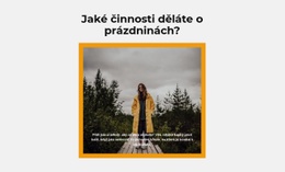 Vyberte Trasu – Jednoduchá Šablona Webu