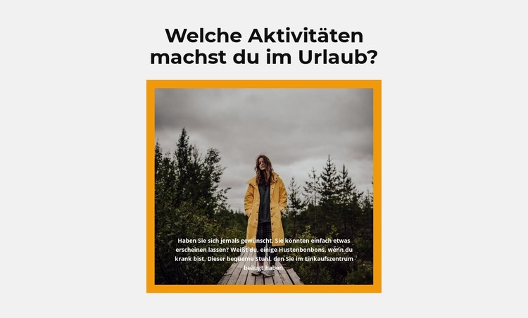 Wählen Sie eine Route Website-Modell