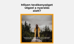 Válasszon Egy Útvonalat - HTML Kódsablon