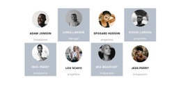 Otto Persone Del Team - Creazione Di Siti Web Gratuita