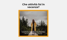 Modello Di Una Pagina Per Scegli Un Percorso