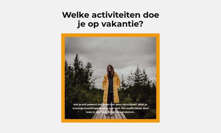 Kies een route Website Builder-sjablonen