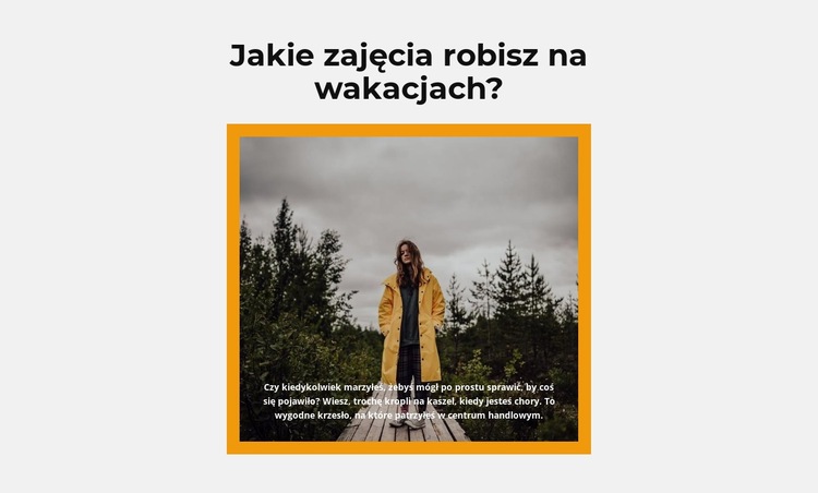 Wybierz trasę Makieta strony internetowej