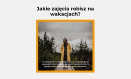 Szablon Jednej Strony Dla Wybierz Trasę