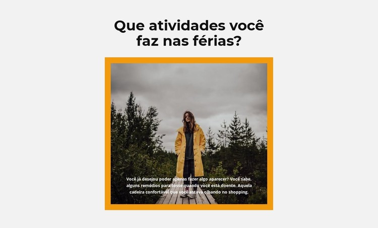 Escolha uma rota Template CSS