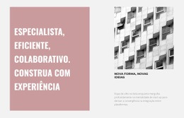 Construção De Habitação Barata - Modelo HTML5 Profissional