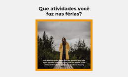 Escolha Uma Rota - Modelo De Site Profissional