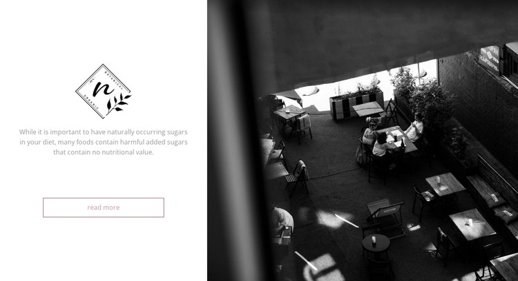 Photo of the restaurant CSS Template