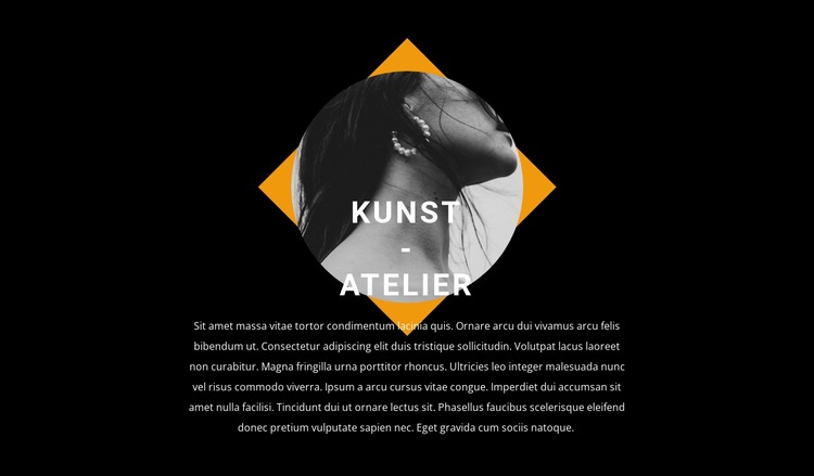 Zeitgenössisches Design im Studio HTML Website Builder