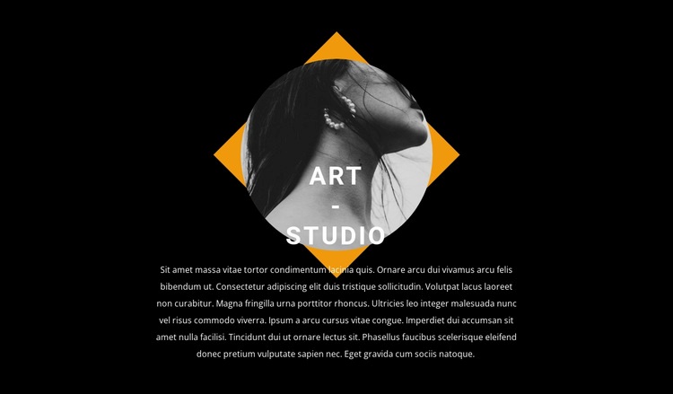 Design contemporain en studio Créateur de site Web HTML