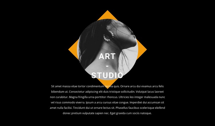 Contemporary design in the studio Homepage Design