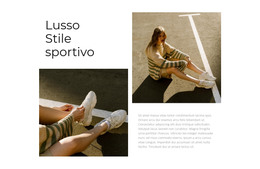 Stile Sportivo Di Lusso - Modello Di Pagina HTML