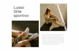 Stile Sportivo Di Lusso - Layout Multiplo