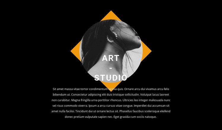 Contemporary design in the studio Web Page Design