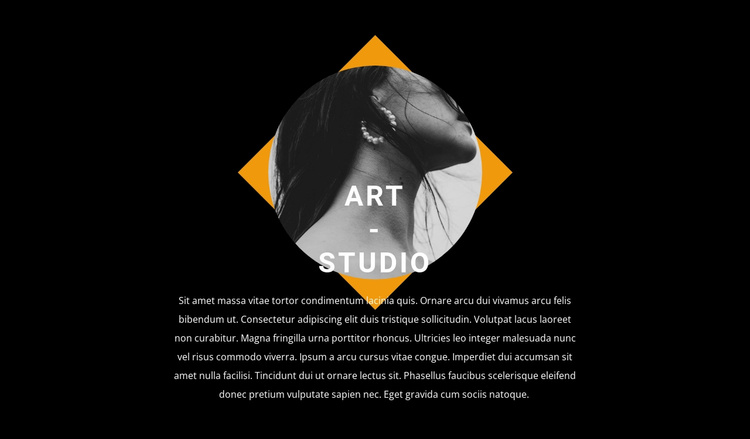 Contemporary design in the studio Website Template