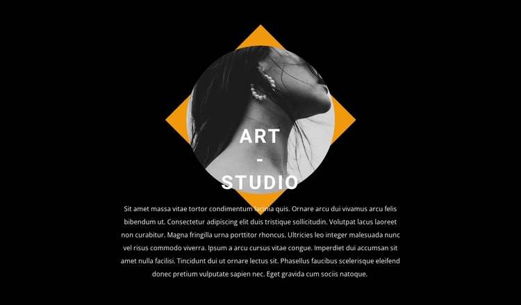 Contemporary design in the studio Wix Template Alternative