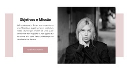 Um Design De Site Exclusivo Para Metas Para O Ano