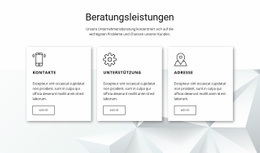 Unsere Beratungsfunktionen - Kostenlose Zielseite, Vorlage HTML5