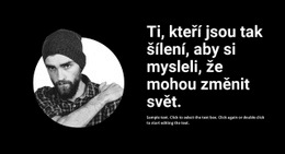 O Našich Cílech – Bezplatná HTML Šablona