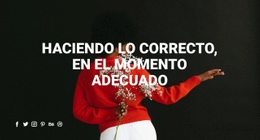 Haciendo Lo Correcto - Website Creation HTML