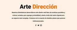 Dirección De Arte Y Social: Maqueta De Sitio Web Para Cualquier Dispositivo