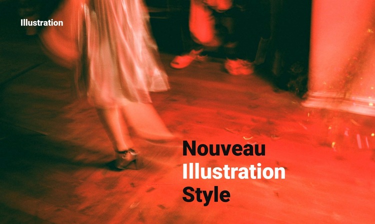 Style d'illustration Modèle CSS