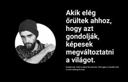 A Céljainkról - Ingyenes HTML-Sablon