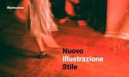 Stile Di Illustrazione - Mockup Del Sito Web Facile Da Usare