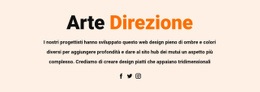 Direzione Artistica E Sociale - Download Del Modello HTML