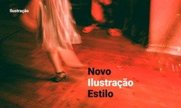 Estilo De Ilustração - Modelo De Página HTML5