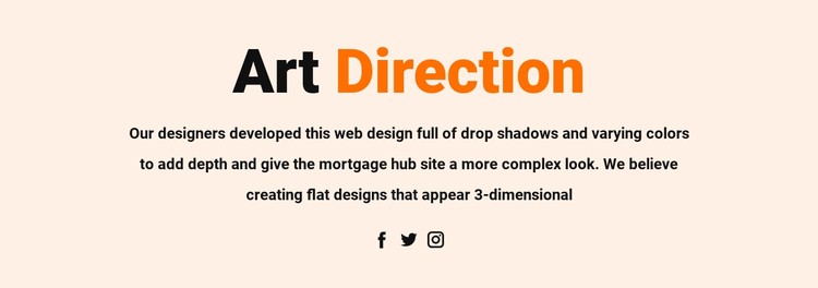 Art direction and social Static Site Generator