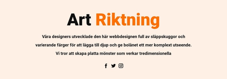 Konstriktning och socialt Hemsidedesign