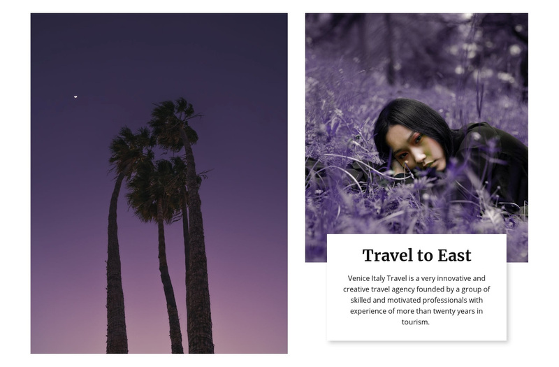 Eastern directions Squarespace Template Alternative